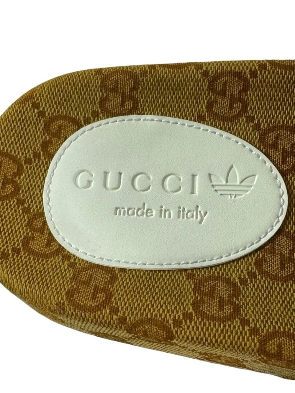 NWB Authentic Gucci x Adidas GG Monogram Platform Slides Men’s 10